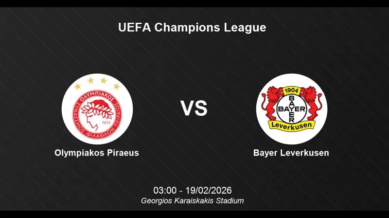 Cầu thủ Olympiakos tấn công mạnh mẽ trước Bayer Leverkusen Cầu thủ Olympiakos tấn công mạnh mẽ trước Bayer Leverkusen